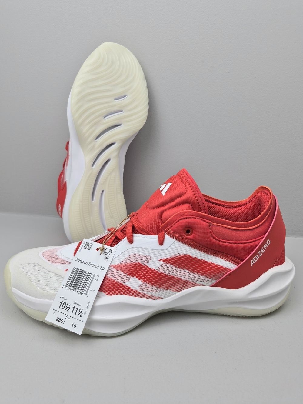 adidas adizero Basketball Shoe Men's White New without Box 10.5